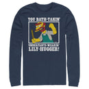 Men's The Simpsons Groundskeeper Willie Quote Long Sleeve Shirt