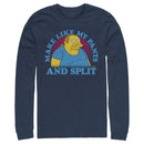 Men's The Simpsons Make Like my Pants and Split Long Sleeve Shirt