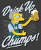 Men's The Simpsons Drink Up, Champs Pull Over Hoodie