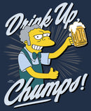 Men's The Simpsons Drink Up, Champs Long Sleeve Shirt