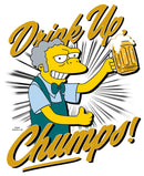 Men's The Simpsons Moe Drink Up Chumps T-Shirt