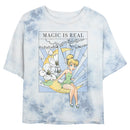 Junior's Peter Pan Tinker Bell Magic is Real Tarot Card T-Shirt