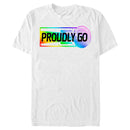 Men's Star Trek: The Next Generation Rainbow Proudly Go T-Shirt