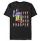 Men's Star Trek Groovy Rainbow Spock Live Long and Prosper T-Shirt