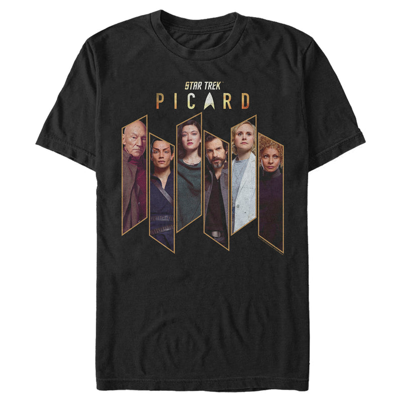 Men's Star Trek: Picard Crew Panels T-Shirt