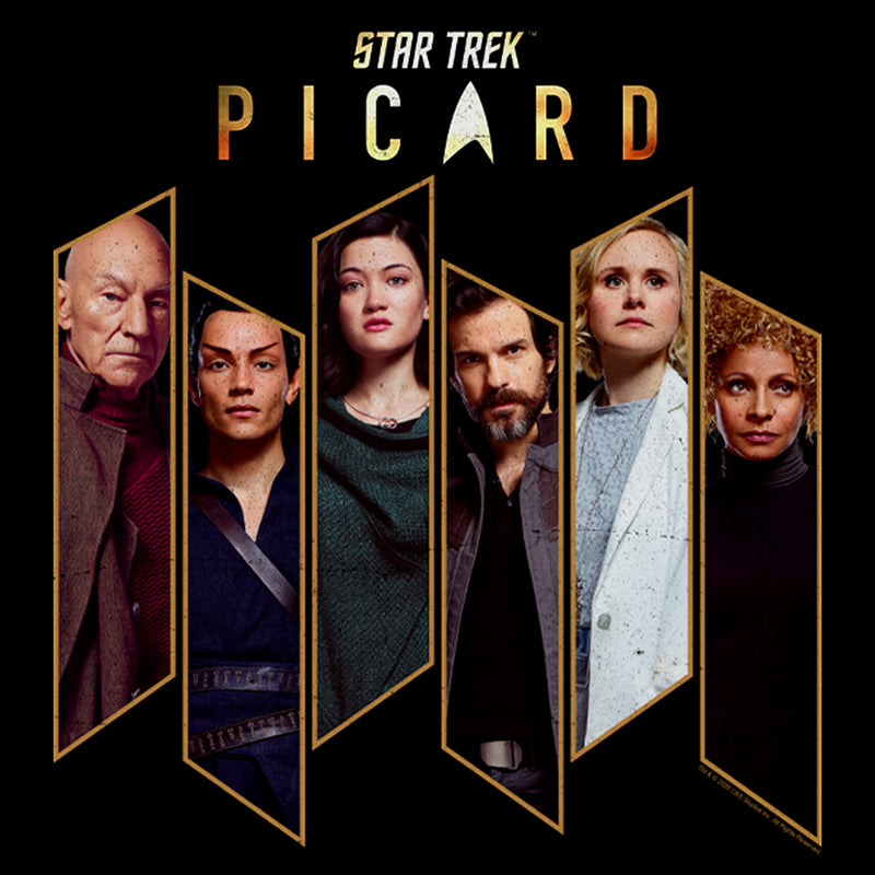 Men's Star Trek: Picard Crew Panels T-Shirt