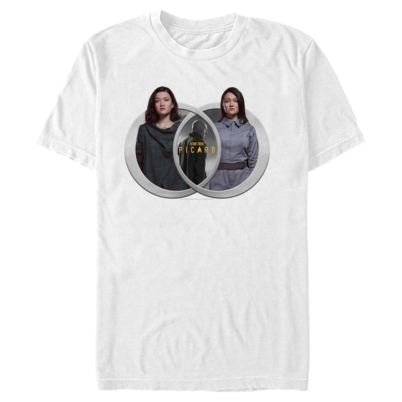 Men's Star Trek: Picard Asha Twins Rings T-Shirt