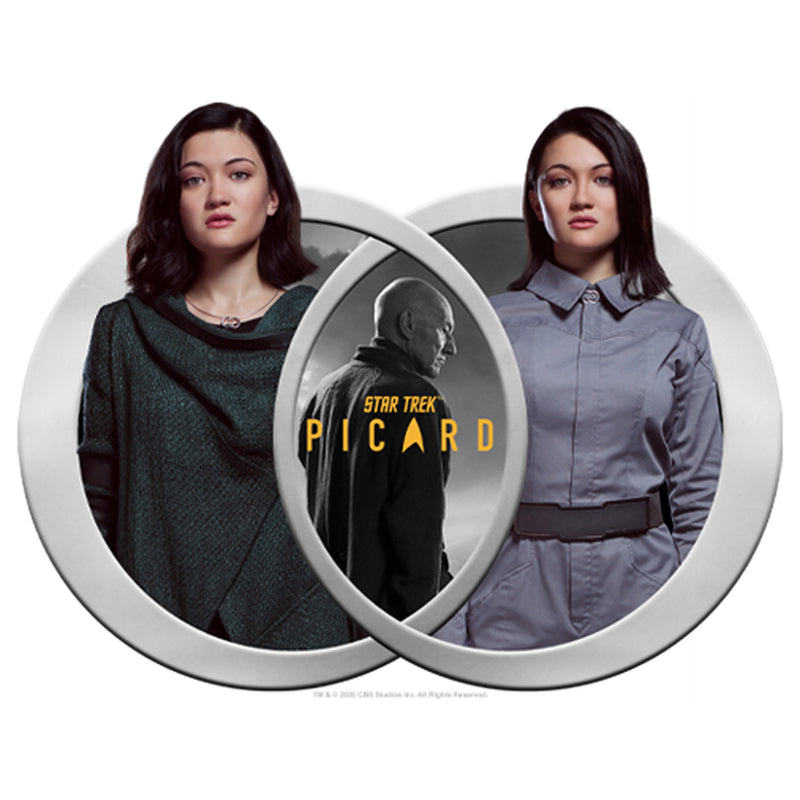 Men's Star Trek: Picard Asha Twins Rings T-Shirt