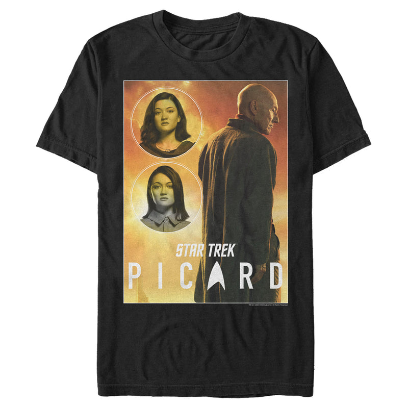 Men's Star Trek: Picard Character Poster T-Shirt