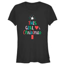 Junior's Lost Gods This Girl Loves Christmas T-Shirt