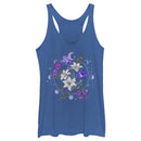 Women's Lost Gods Floral Moon Racerback Tank Top