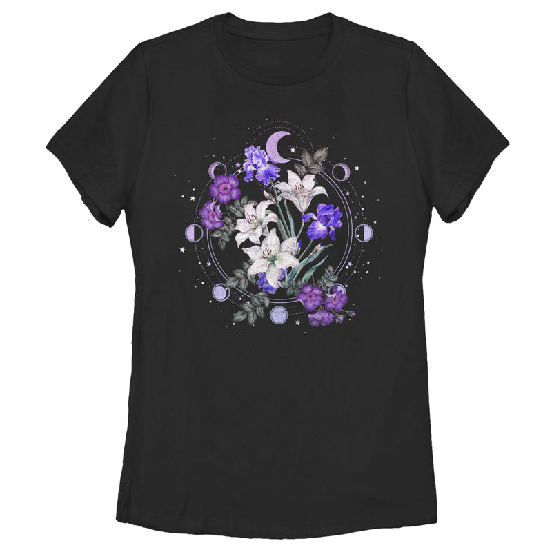 Women's Lost Gods Floral Moon T-Shirt