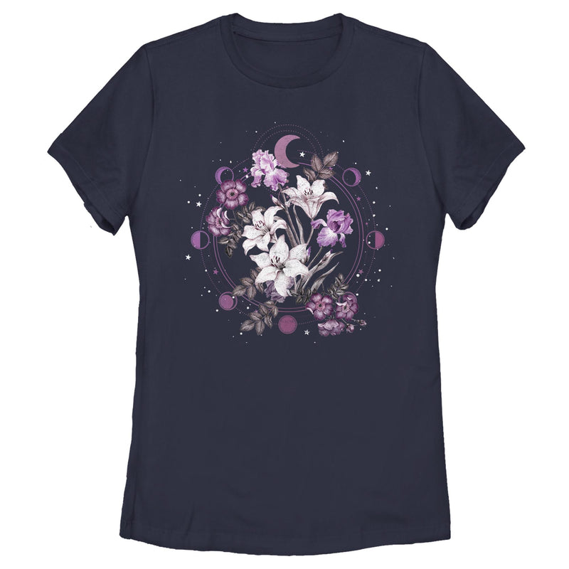 Women's Lost Gods Floral Moon T-Shirt