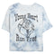 Junior's Lost Gods Young Heart Run Free Cowgirl T-Shirt