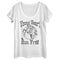 Women's Lost Gods Young Heart Run Free Scoop Neck