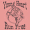 Junior's Lost Gods Young Heart Run Free Sweatshirt