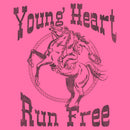 Girl's Lost Gods Young Heart Run Free Cowgirl T-Shirt