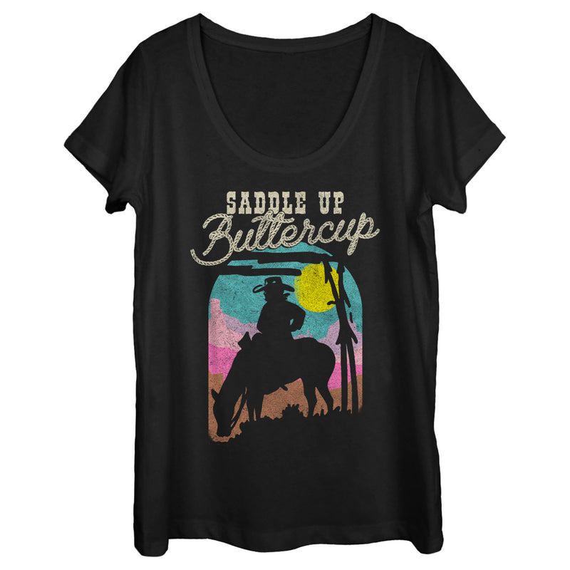 Women's Lost Gods Saddle Up Buttercup Scoop Neck