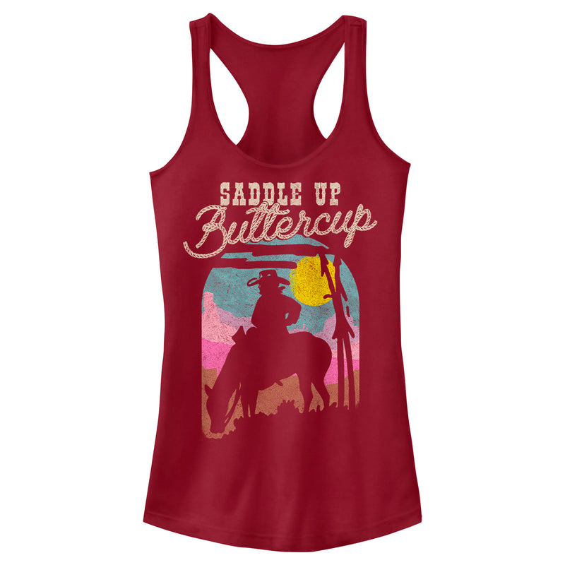 Junior's Lost Gods Saddle Up Buttercup Racerback Tank Top