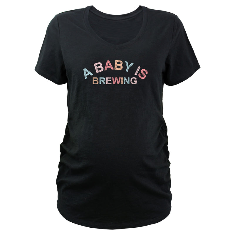 Women's Lost Gods A Baby Is Brewing T-Shirt