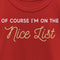 Girl's Lost Gods On the Nice List T-Shirt