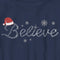 Boy's Lost Gods Believe Snowflakes T-Shirt