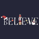 Women's Lost Gods Christmas Believe T-Shirt