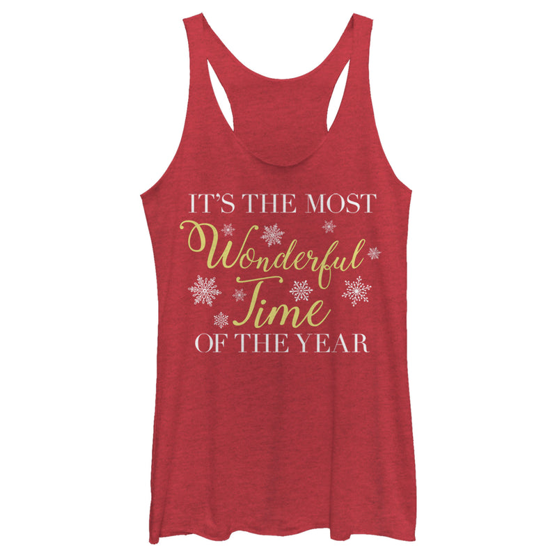 Women's Lost Gods It’s the Most Wonderful Time of the Year Racerback Tank Top