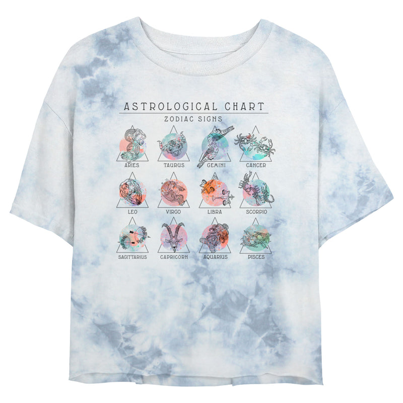 Junior's Lost Gods Astrological Chart Pyramid T-Shirt