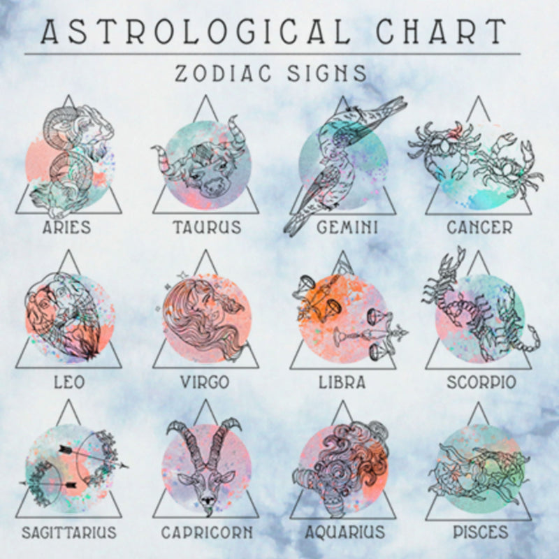 Junior's Lost Gods Astrological Chart Pyramid T-Shirt