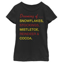 Girl's Lost Gods Christmas Dream List T-Shirt