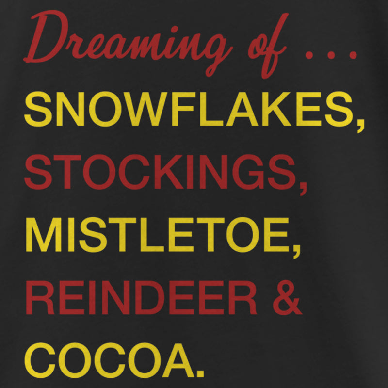 Girl's Lost Gods Christmas Dream List T-Shirt