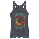 Women's Lost Gods The Moon Tarot Card Racerback Tank Top