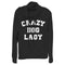 Junior's Lost Gods Crazy Dog Lady Cowl Neck Sweatshirt