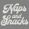 Junior's Lost Gods Naps and Snacks Cowl Neck Sweatshirt