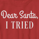 Boy's Lost Gods Dear Santa, I Tried T-Shirt