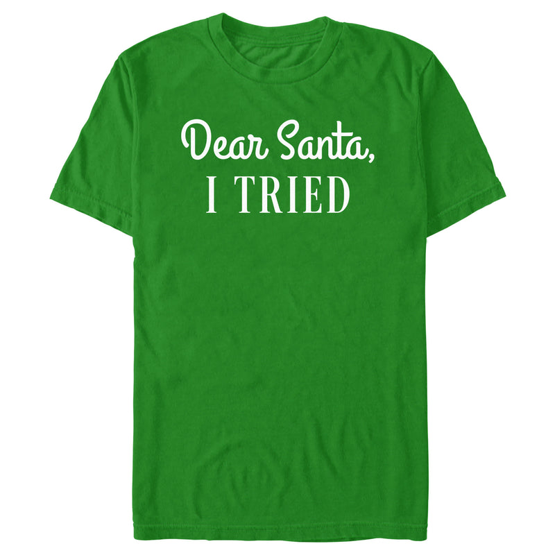 Men's Lost Gods Dear Santa, I Tried T-Shirt