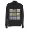 Junior's Lost Gods Van Gogh Grid Cowl Neck Sweatshirt