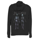 Junior's Lost Gods Magic Skeleton Lovers Cowl Neck Sweatshirt