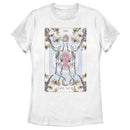 Women's Lost Gods The Sun Skeleton Dance Tarot Card T-Shirt