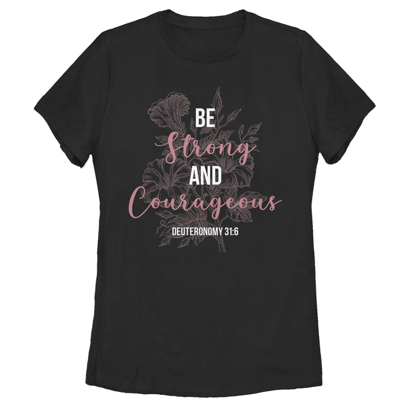 Women's Lost Gods Be Strong and Courageous T-Shirt