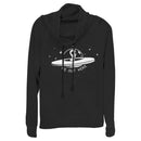 Junior's Lost Gods We Out Here Alien Cowl Neck Sweatshirt