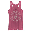 Women's Lost Gods Distressed Love by the Moon Racerback Tank Top