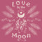 Women's Lost Gods Distressed Love by the Moon Racerback Tank Top