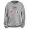 Junior's Lost Gods Poppy Flowers Sketch Sweatshirt