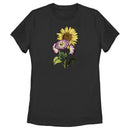 Women's Lost Gods Sunflower Painting T-Shirt