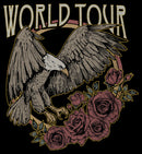 Boy's Lost Gods World Tour Eagle and Roses T-Shirt
