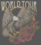 Girl's Lost Gods World Tour Eagle and Roses T-Shirt