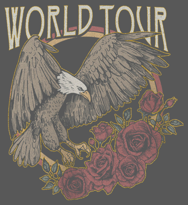 Girl's Lost Gods World Tour Eagle and Roses T-Shirt