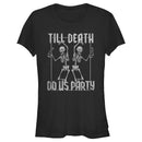 Junior's Lost Gods Halloween Till Death Do Us Party T-Shirt